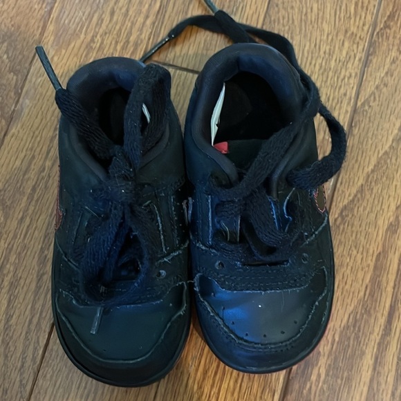 Nike | Toddler Black & Pink Sneakers Lace Ups Athletic Size 5C - Picture 6 of 7